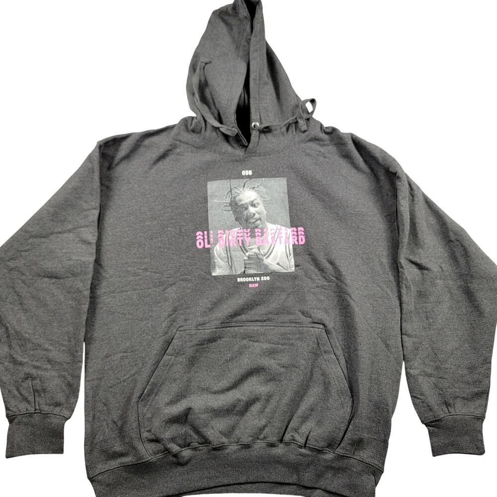 ODB Ol Dirty Bastard Black Pullover Hoodie Sz XL NWT 458